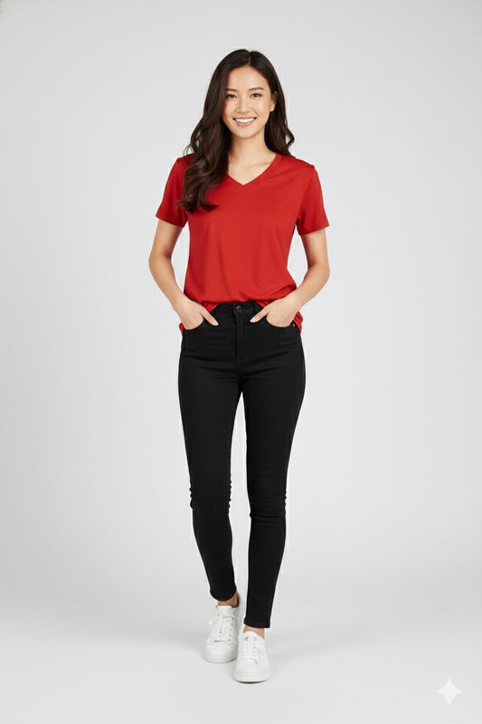 Unisex V Neck T-Shirt