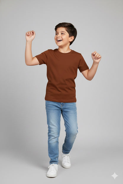 Boy's Crew Neck T-Shirt