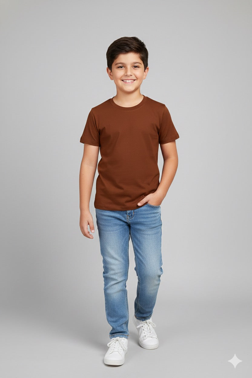 Boy's Crew Neck T-Shirt