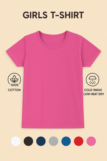 Girl's Crew Neck T-Shirt